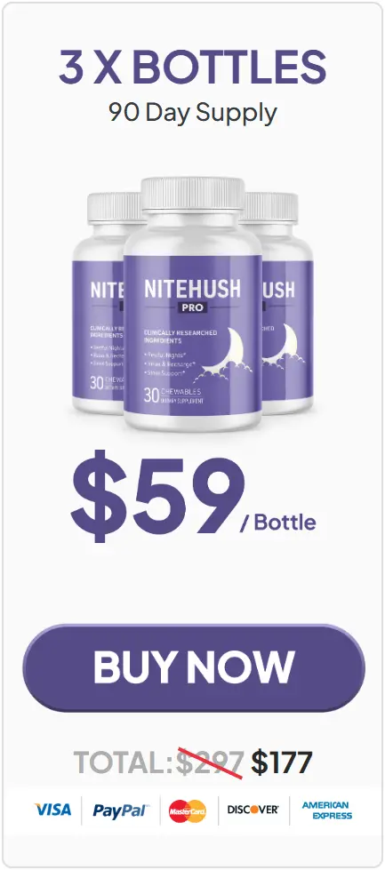 NiteHush Pro buy 3 bottle